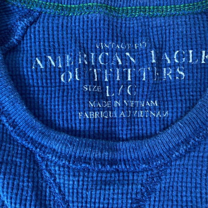 サーマル ブルー AmericanEagle | Vintage.City 古着屋、古着コーデ情報を発信
