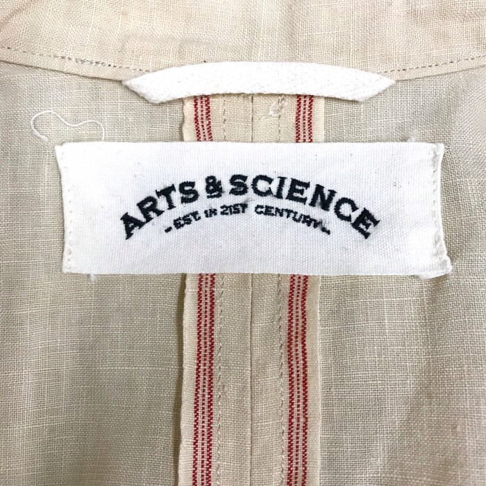 ARTS & SCIENCEリネン マオカラー ジャケット | Vintage.City