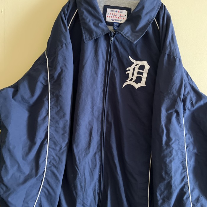 90s Majestic MLB デトロイト・タイガース 中綿ジャケット 刺繍