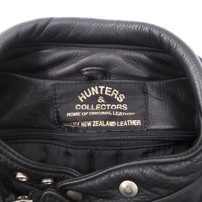 HUNTERS & COLLECTORS ライダースジャケット 40 ブラック | Vintage.City 古着屋、古着コーデ情報を発信