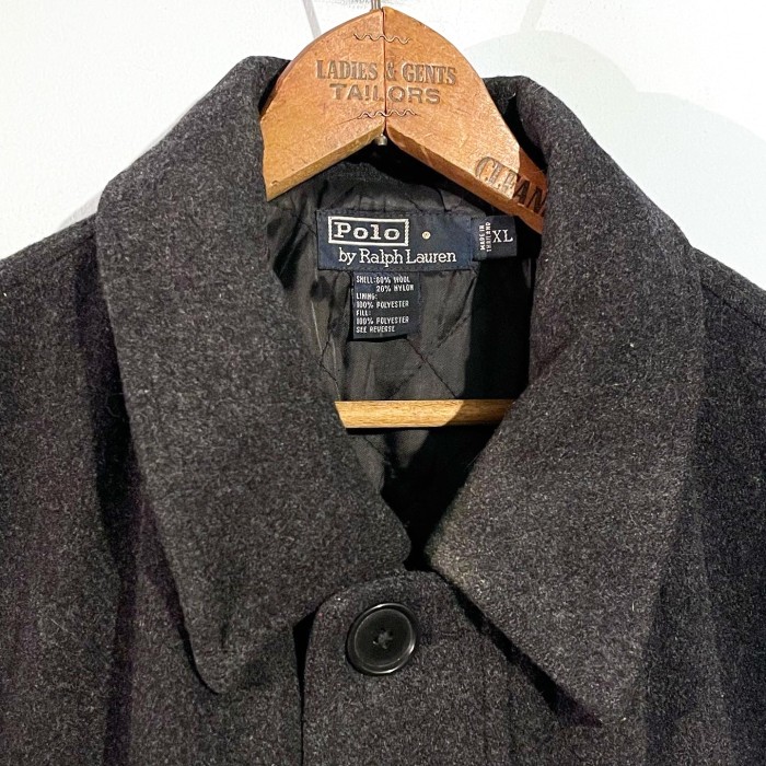 1990's Polo Ralph Lauren wool car coat | Vintage.City 빈티지숍, 빈티지 코디 정보