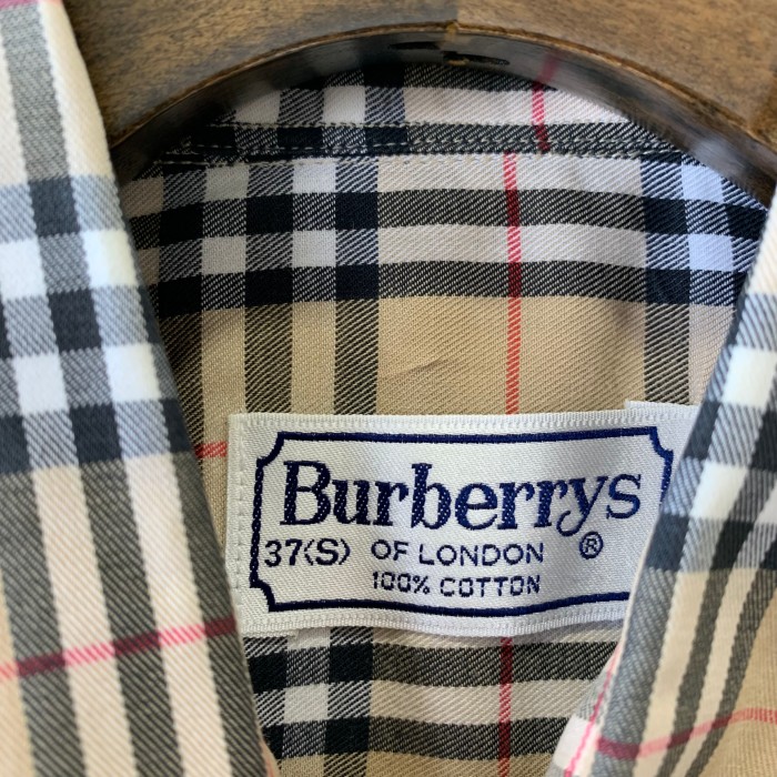 90s Burberrys バーバリー ノバチェック柄シャツ チェックシャツ 