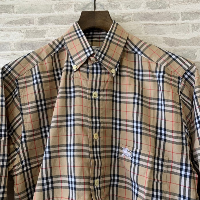 90s Burberrys バーバリー ノバチェック柄シャツ チェックシャツ | Vintage.City 빈티지숍, 빈티지 코디 정보