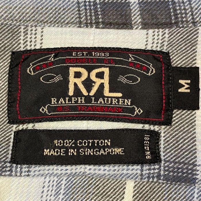 90s #ラルフローレン #rrl 三ツ星旧タグ #ネルシャツ | Vintage.City