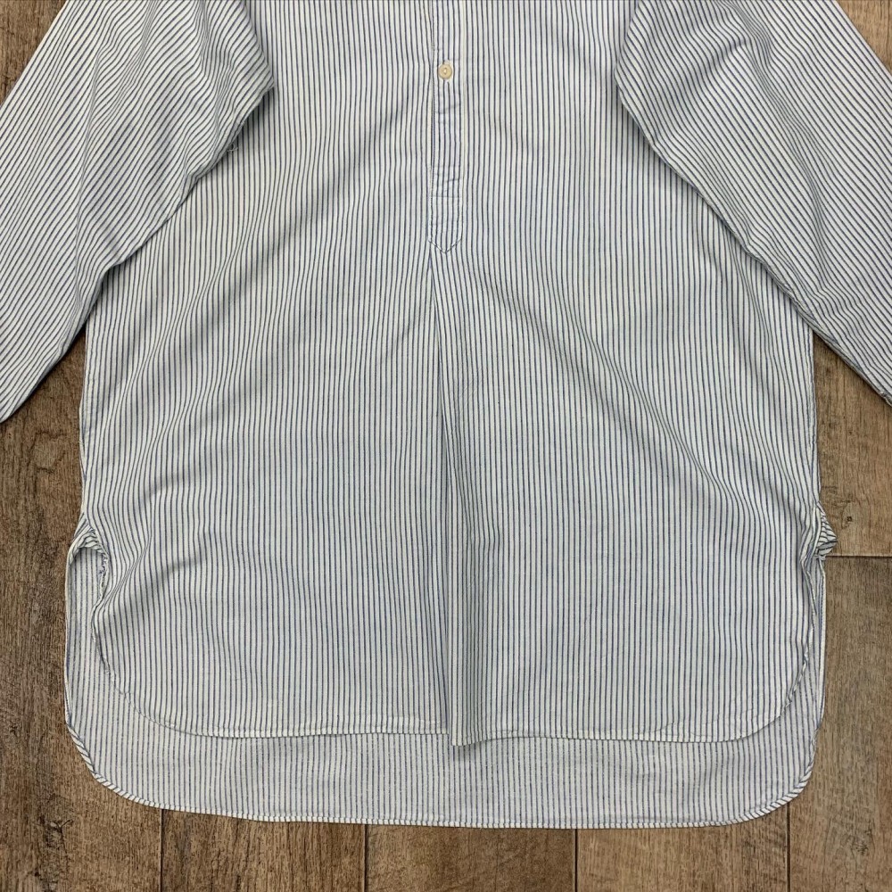 お買得】 レア 50-60s vintage ユーロ ノーカラー グランパシャツ マチ付 - www.fsinox.com