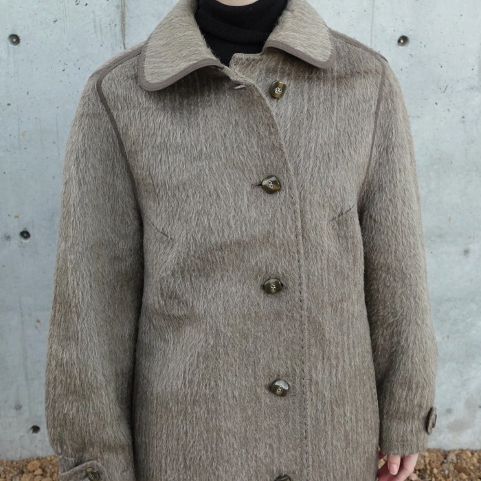 【ladies】alpaca,mohair MIX / vintage coat | Vintage.City 古着屋、古着コーデ情報を発信