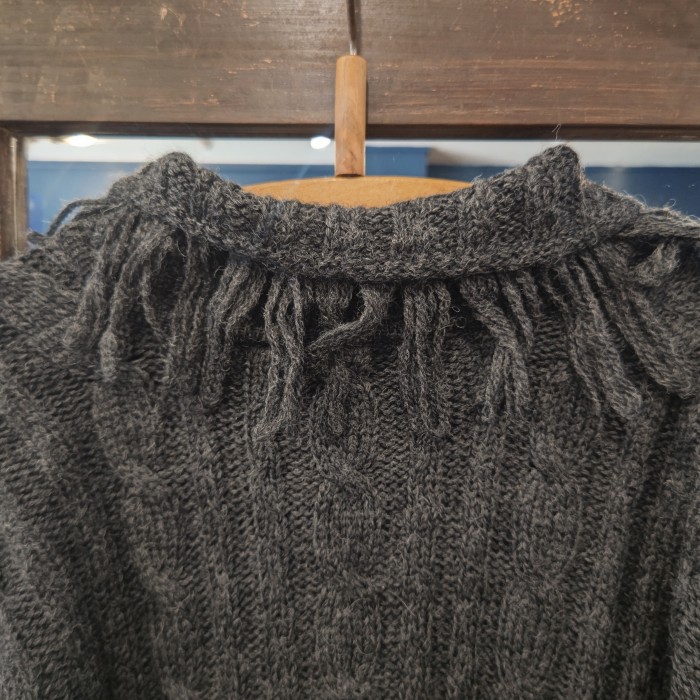 Fringe Fisherman  knit | Vintage.City 古着屋、古着コーデ情報を発信