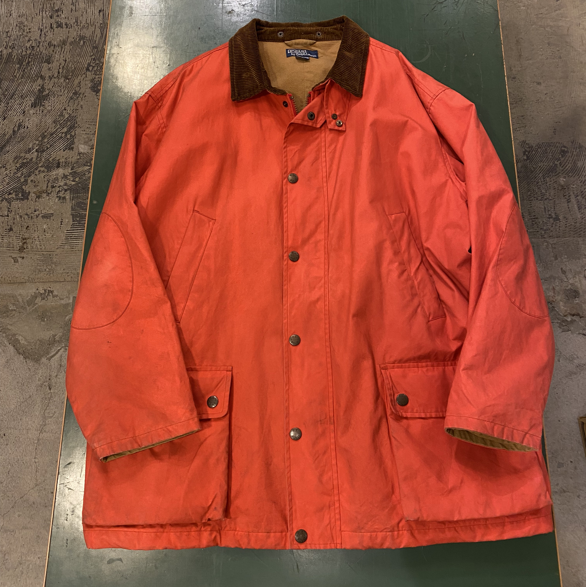 最高級＆最安値 90s usa製　ラルフローレン　チェック　コットン　ハンティングジャケット シャツ