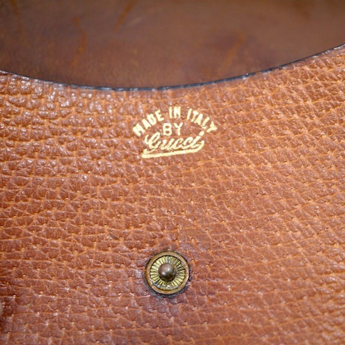 OLD Gucci シェリー×ビット留め具ラウンド折財布（ベージュ） | Vintage.City 古着屋、古着コーデ情報を発信