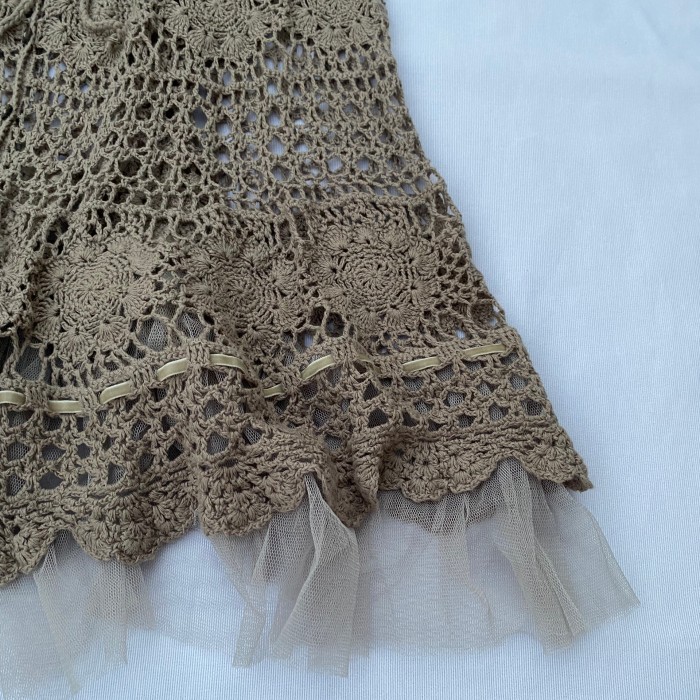 crochet tunic | Vintage.City 古着屋、古着コーデ情報を発信
