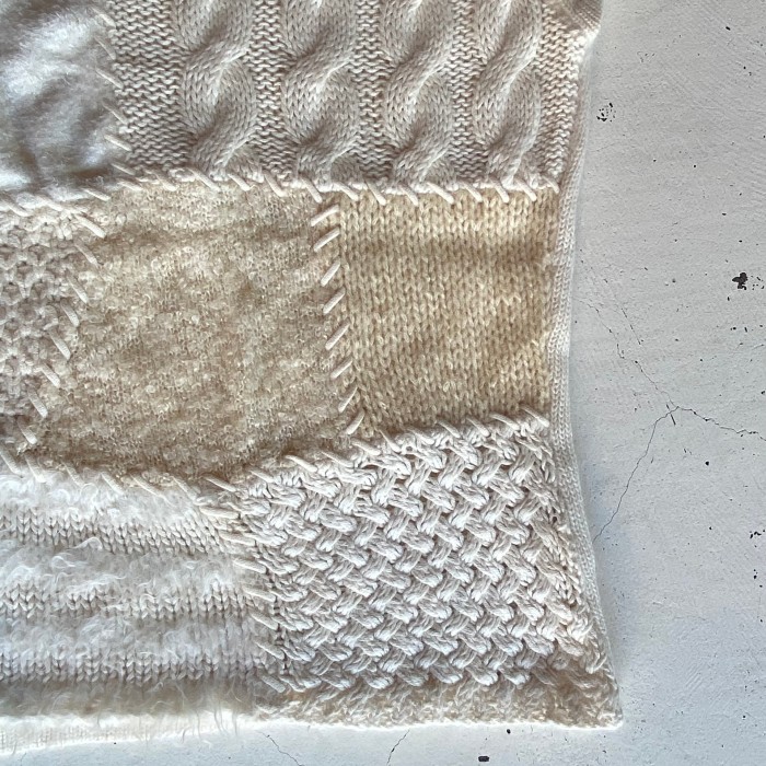 patchwork  knit top | Vintage.City 빈티지숍, 빈티지 코디 정보