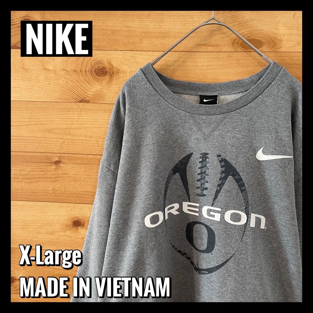 NIKEカレッジ オレゴン大学 フットボール スウェット トレーナー 古着 | Vintage.City