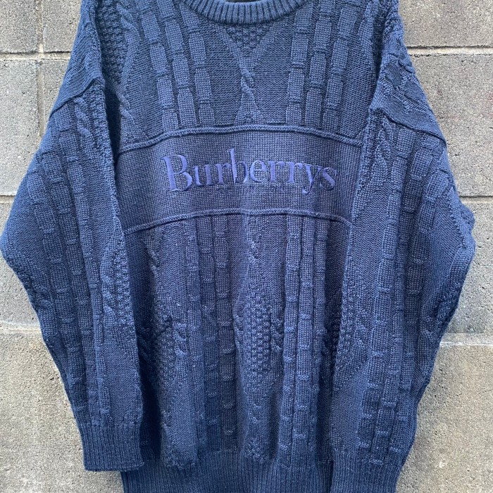 old Burberrys sweater | Vintage.City 古着屋、古着コーデ情報を発信