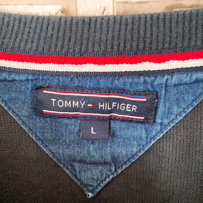 トミーヒルフィガー スウェット トレーナー ワンポイント 刺繍 古着 90s | Vintage.City 빈티지숍, 빈티지 코디 정보