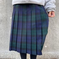 “Made in England”ヴィンテージブラックウォッチスカート | Vintage.City 古着屋、古着コーデ情報を発信