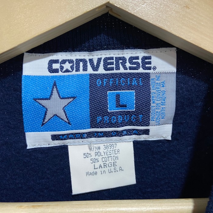 『送料無料』COVERSE コンバース　刺繍ロゴスウェット　L USA製　90s | Vintage.City 古着屋、古着コーデ情報を発信