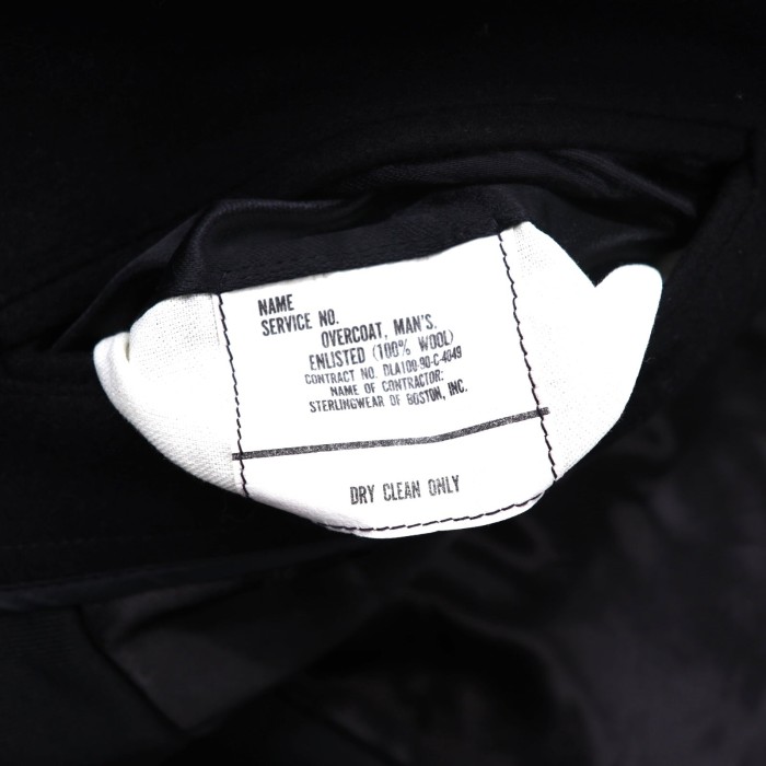 US NAVY ピーコート 38S ブラック 80's USA製 | Vintage.City 古着屋、古着コーデ情報を発信