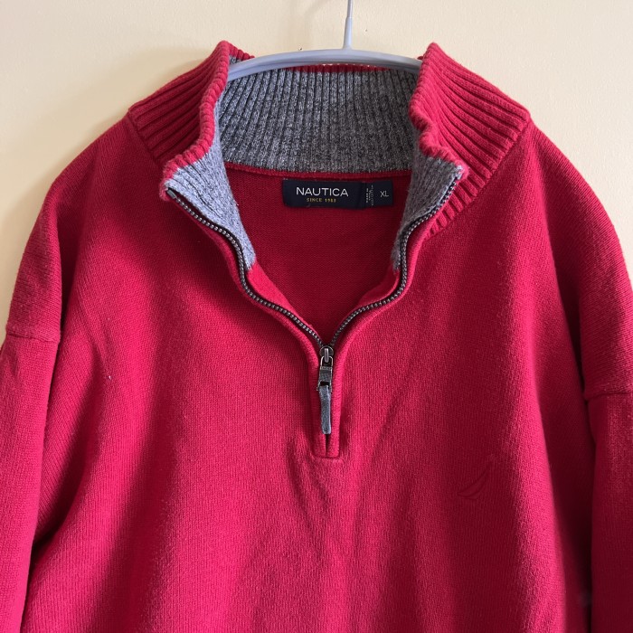【美品】NAUTICA ハーフジップニットセーター | Vintage.City 古着屋、古着コーデ情報を発信