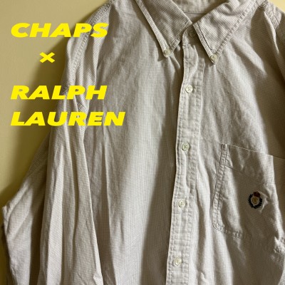 CHAPS×RALPH LAUREN オーバーサイズコットンチェックシャツ | Vintage.City 古着屋、古着コーデ情報を発信