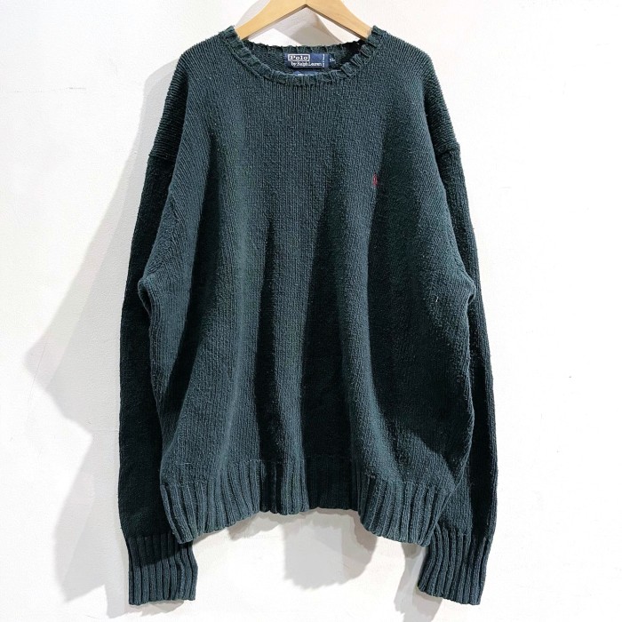 1990's Polo Ralph Lauren cotton knit | Vintage.City 古着屋、古着コーデ情報を発信