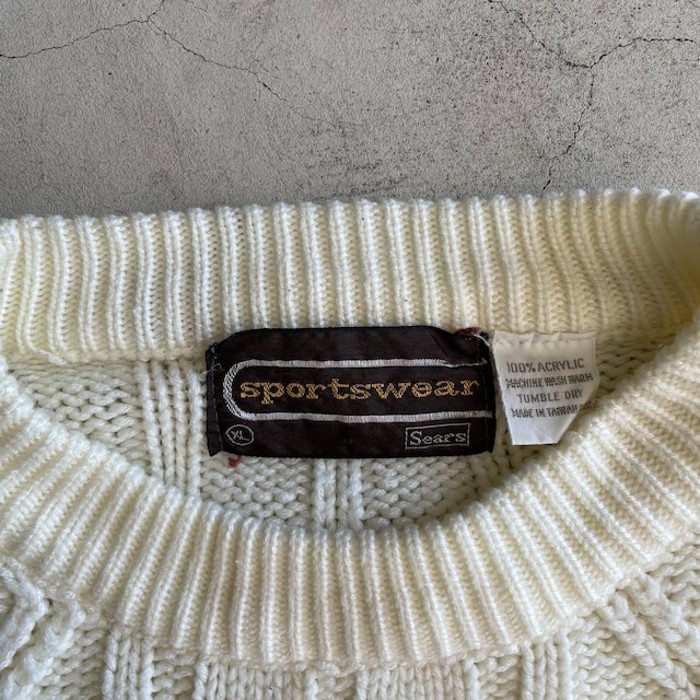 Sears cable knit | Vintage.City 古着屋、古着コーデ情報を発信