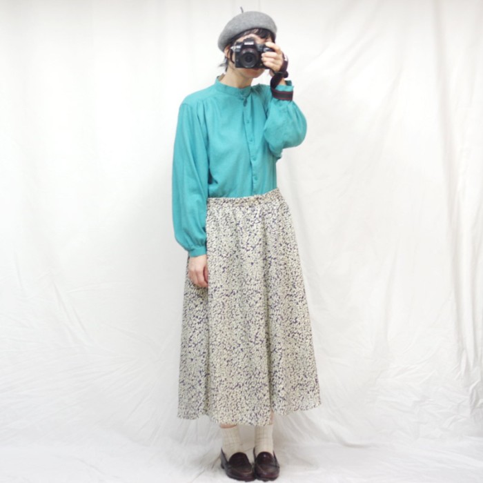 葉っぱ柄のスカート | Vintage.City