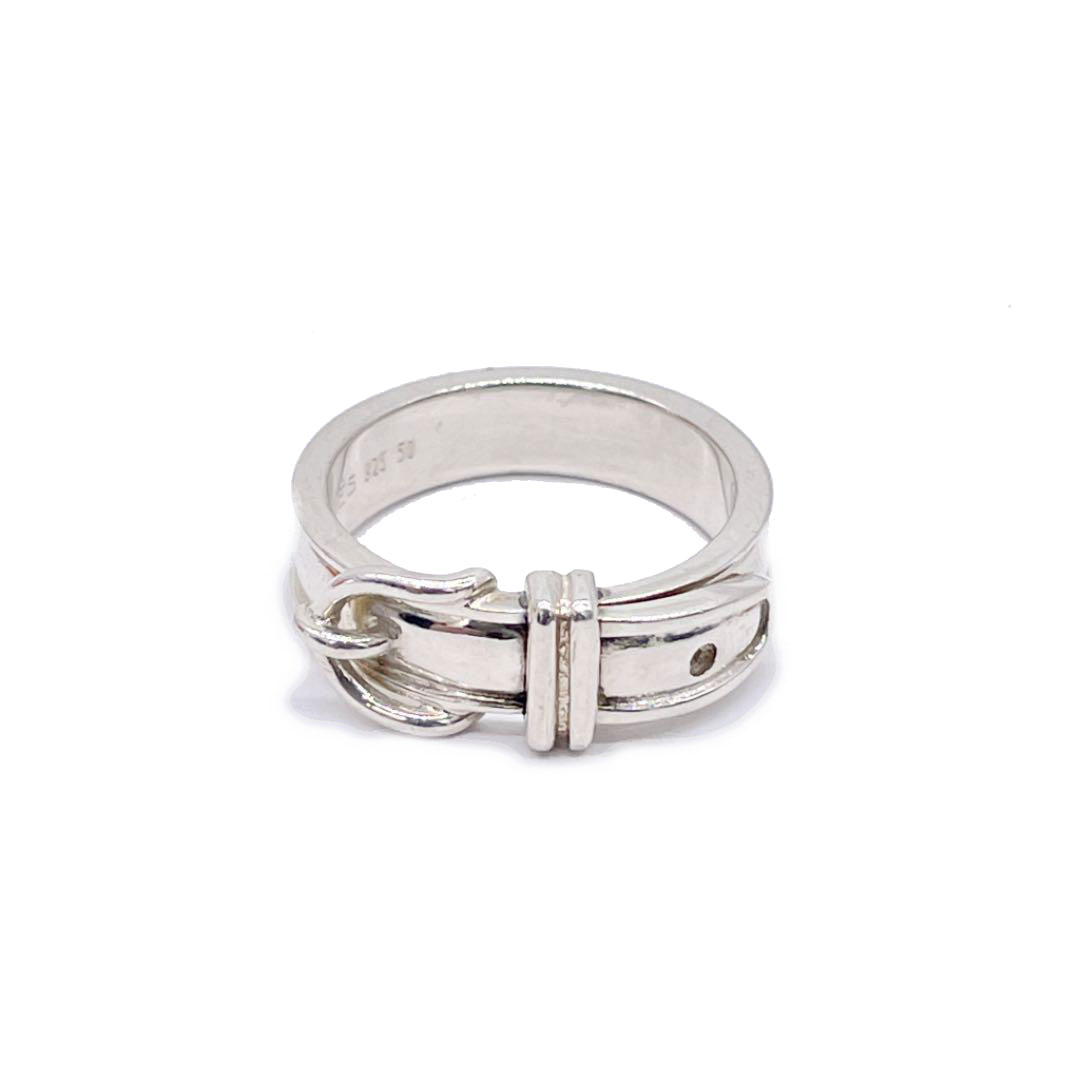 HERMES エルメス サンチュールリング 指輪 925 シルバー #50 | Vintage