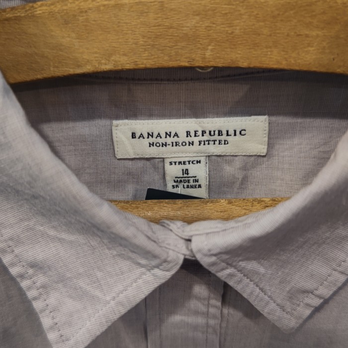 Banana Republicパープルグレーシャツ | Vintage.City 古着屋、古着コーデ情報を発信