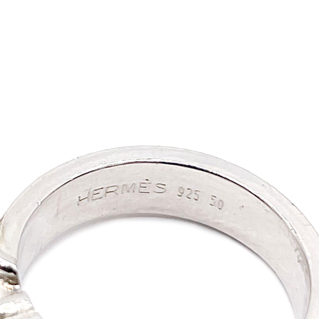 HERMES エルメス サンチュールリング 指輪  シルバー #   Vintage