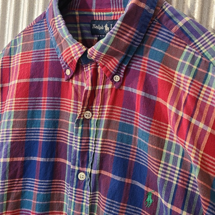 90年代　Polo Ralph Lauren　マルチカラー　シャツ | Vintage.City 古着屋、古着コーデ情報を発信