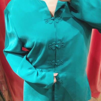 Vintage silk jacket ヴィンテージ★シルク　チャイナジャケット | Vintage.City 빈티지숍, 빈티지 코디 정보