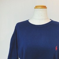 Ralph Lauren LogoT ラルフローレン ロゴtシャツ S 紺 | Vintage.City 古着屋、古着コーデ情報を発信
