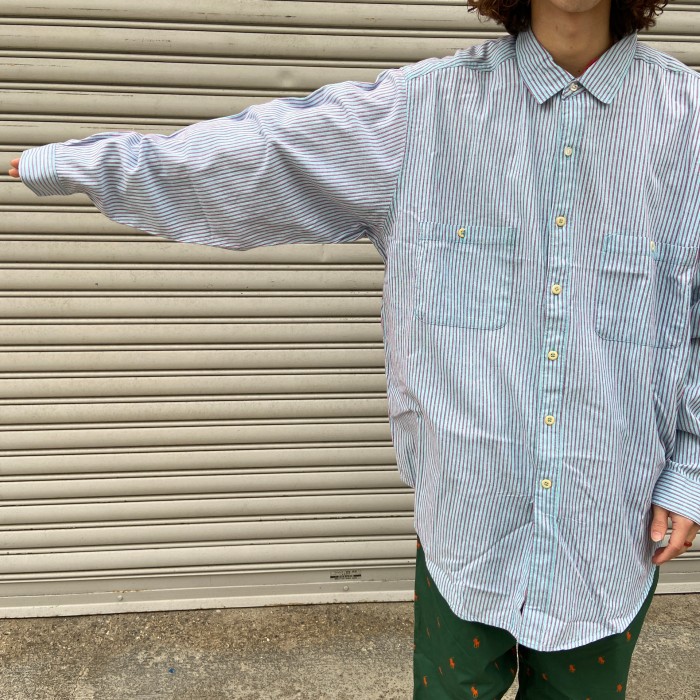 old patagonia 90s ストライプシャツ