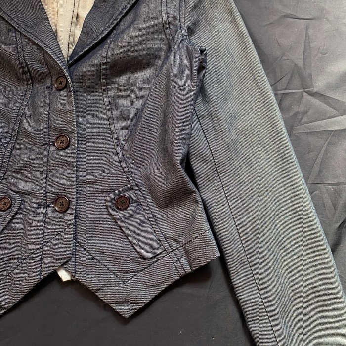 y2k tight jacket | Vintage.City 빈티지숍, 빈티지 코디 정보