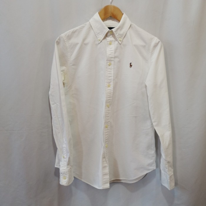 ralph lauren white BD shirt | Vintage.City 古着屋、古着コーデ情報を発信
