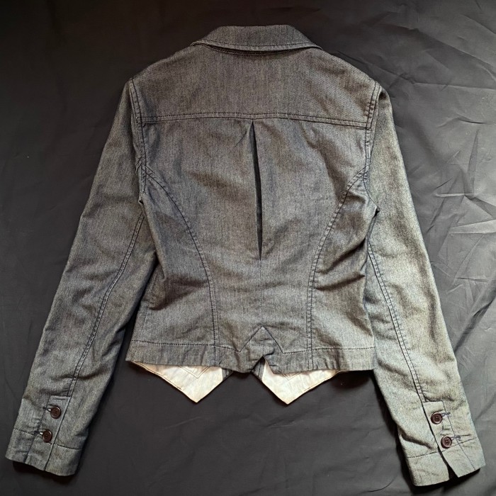 y2k tight jacket | Vintage.City 古着屋、古着コーデ情報を発信