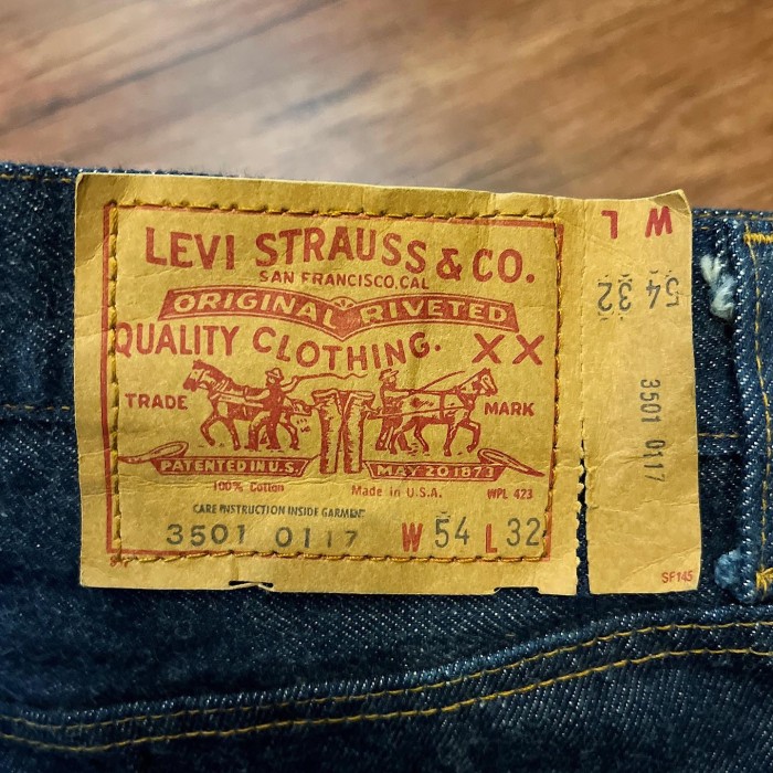 80s Levi's 501 redline W54 | Vintage.City
