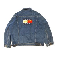 tommyhilfiger bootleg denim jacket | Vintage.City 古着屋、古着コーデ情報を発信