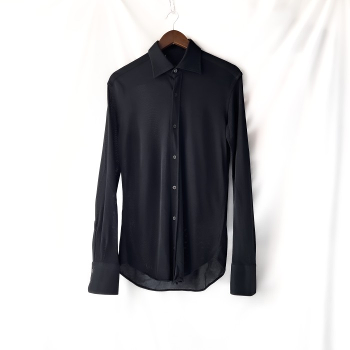 GUCCI トムフォード期 black mesh shirt | Vintage.City 古着屋、古着コーデ情報を発信