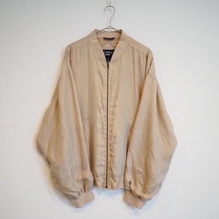 SUMMA silk zip up blouson | Vintage.City 古着屋、古着コーデ情報を発信