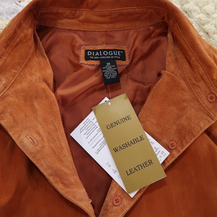 dead stock suede jacket | Vintage.City 古着屋、古着コーデ情報を発信