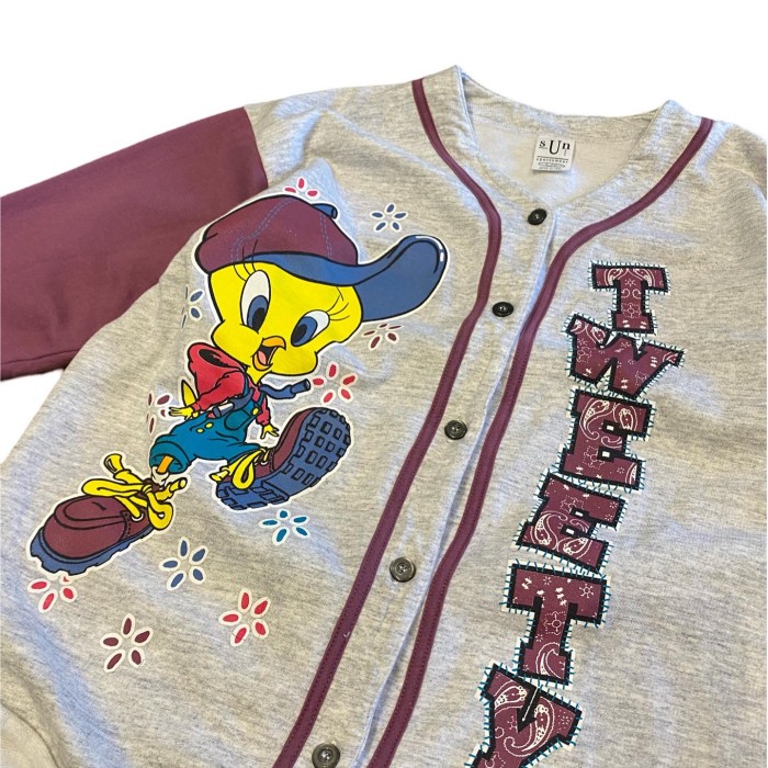 '94 Tweety baseball sweat | Vintage.City 古着屋、古着コーデ情報を発信
