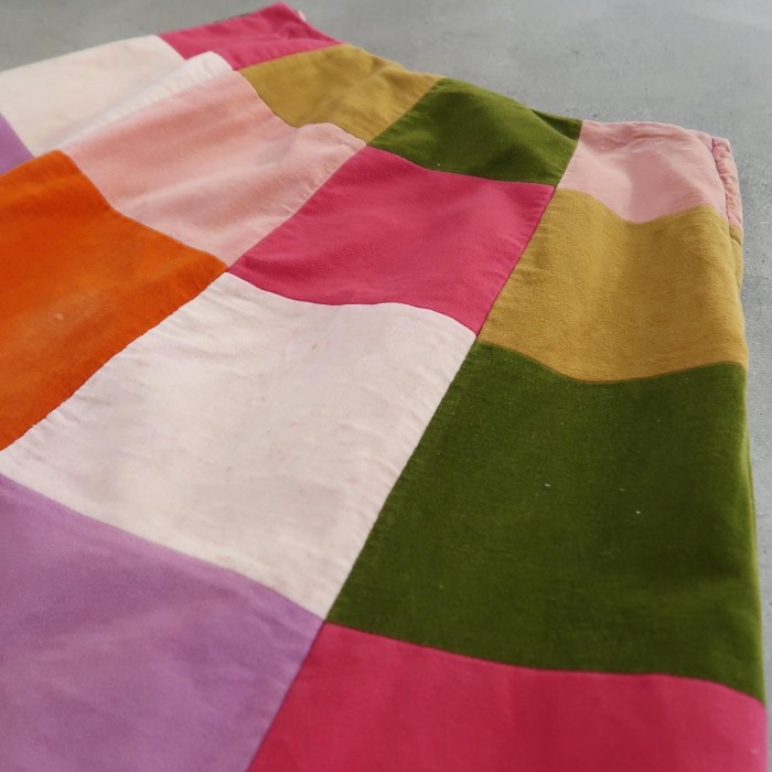 70s patchwork skirt | Vintage.City 古着屋、古着コーデ情報を発信