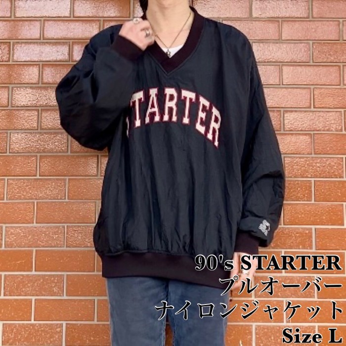 STARTER ダウンジャケット 刺繍 ビッグサイズ レトロ 90’s