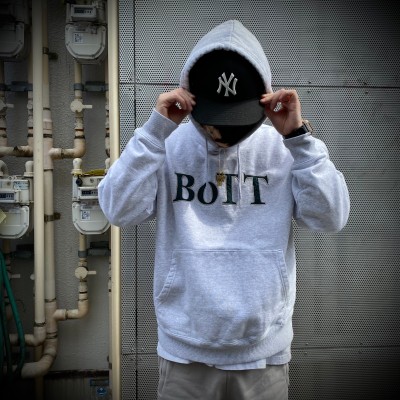 【新品】BOTT OG Logo Hoodie lt blue XL