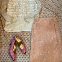 Christian Dior ピンク セミタイトスカート クリスチャンディオール | Vintage.City 빈티지숍, 빈티지 코디 정보