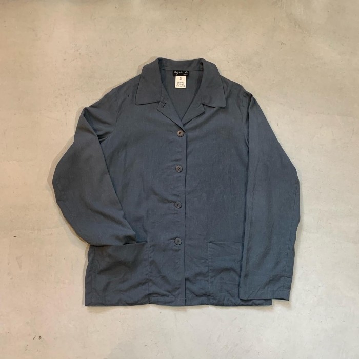 lady's agnès b. Rayon Shirt Jacket | Vintage.City 古着屋、古着コーデ情報を発信