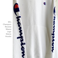 00's Champion Reverse Weave 袖プリントパーカー | Vintage.City ヴィンテージ 古着