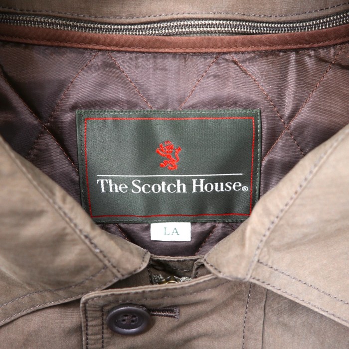 THE SCOTCH HOUSE フーデッドコート L カーキ ポリエステル | Vintage.City 古着屋、古着コーデ情報を発信