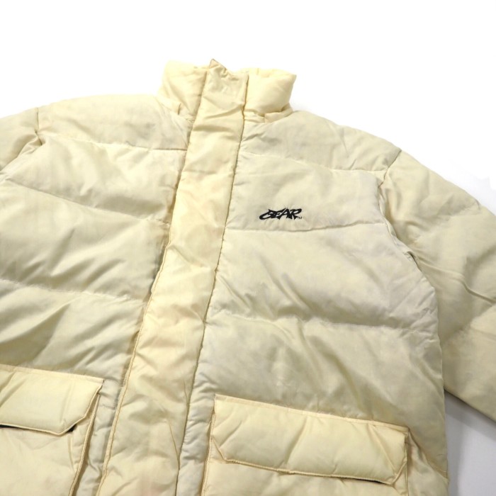 BEAR USA ダウンジャケット M ホワイト ナイロン ビッグサイズ | Vintage.City 古着屋、古着コーデ情報を発信